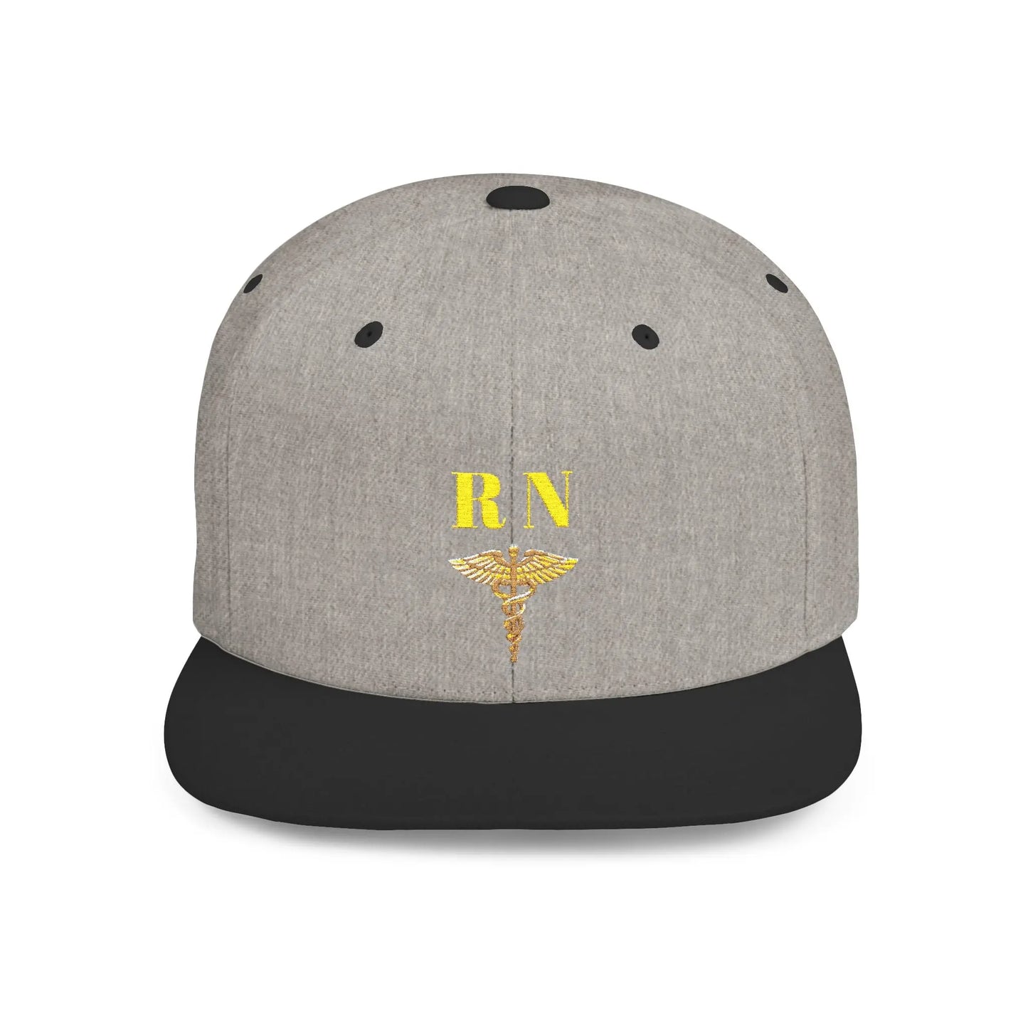 RN Flat Bill Snapback Hat | Couture Envy Printify