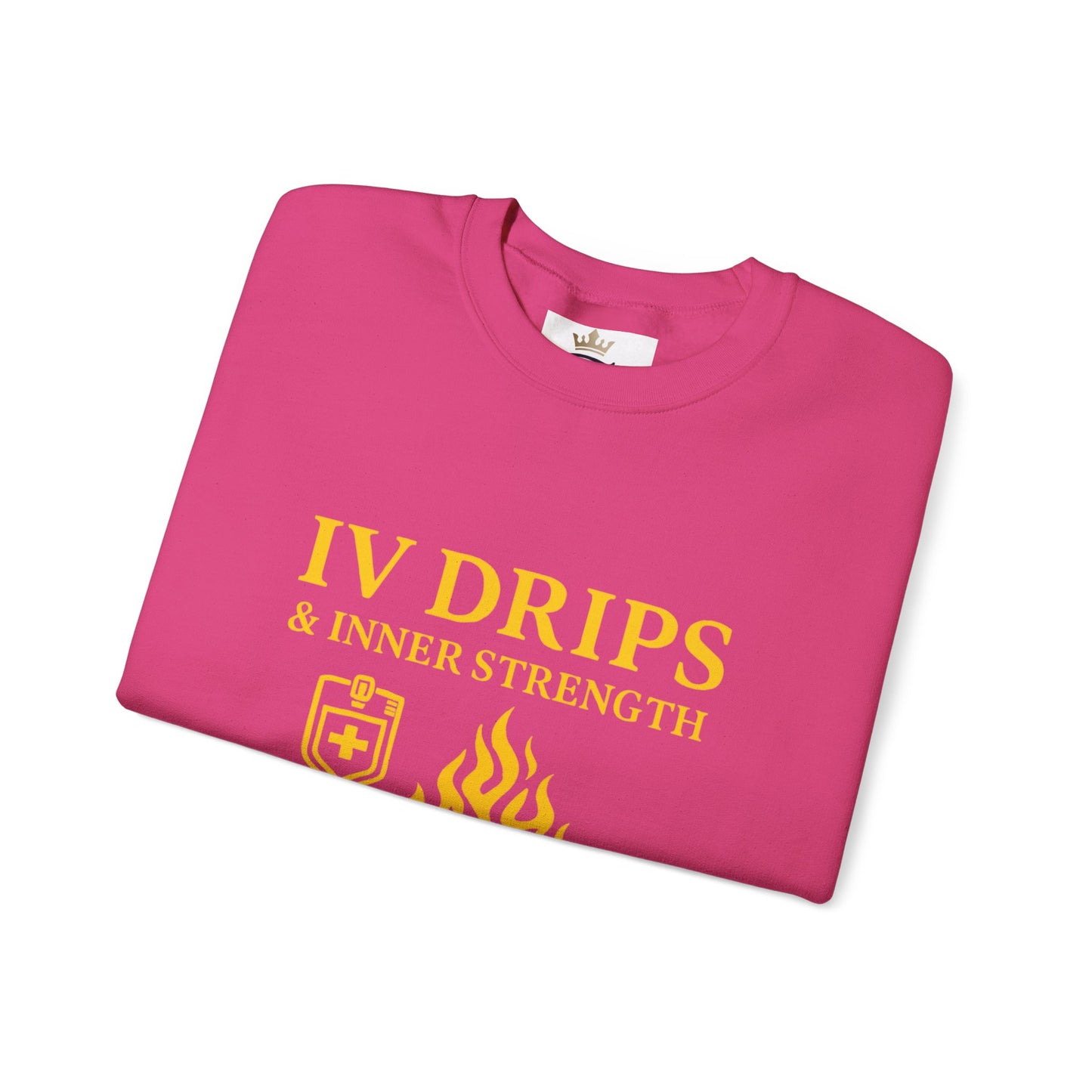 IV Drips & Inner Strength Premium Unisex Nurse Sweatshirt | Couture Envy