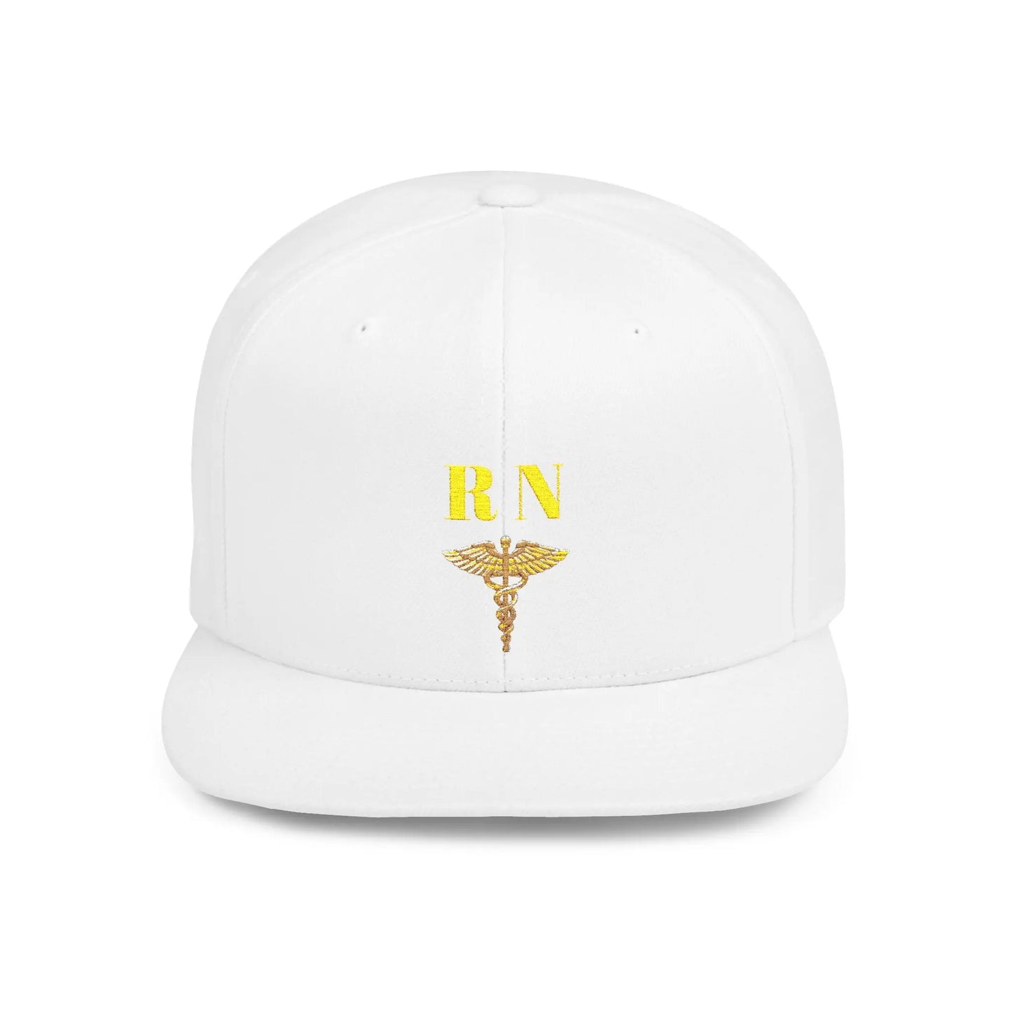 RN Flat Bill Snapback Hat | Couture Envy Printify