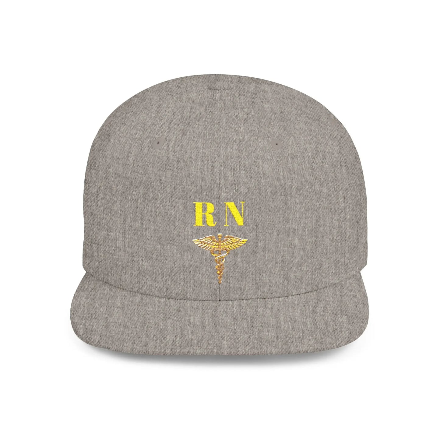 RN Flat Bill Snapback Hat | Couture Envy Printify