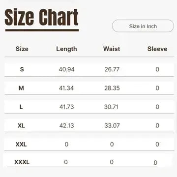 Product size chart for Relaxed fit wide leg denim jeans