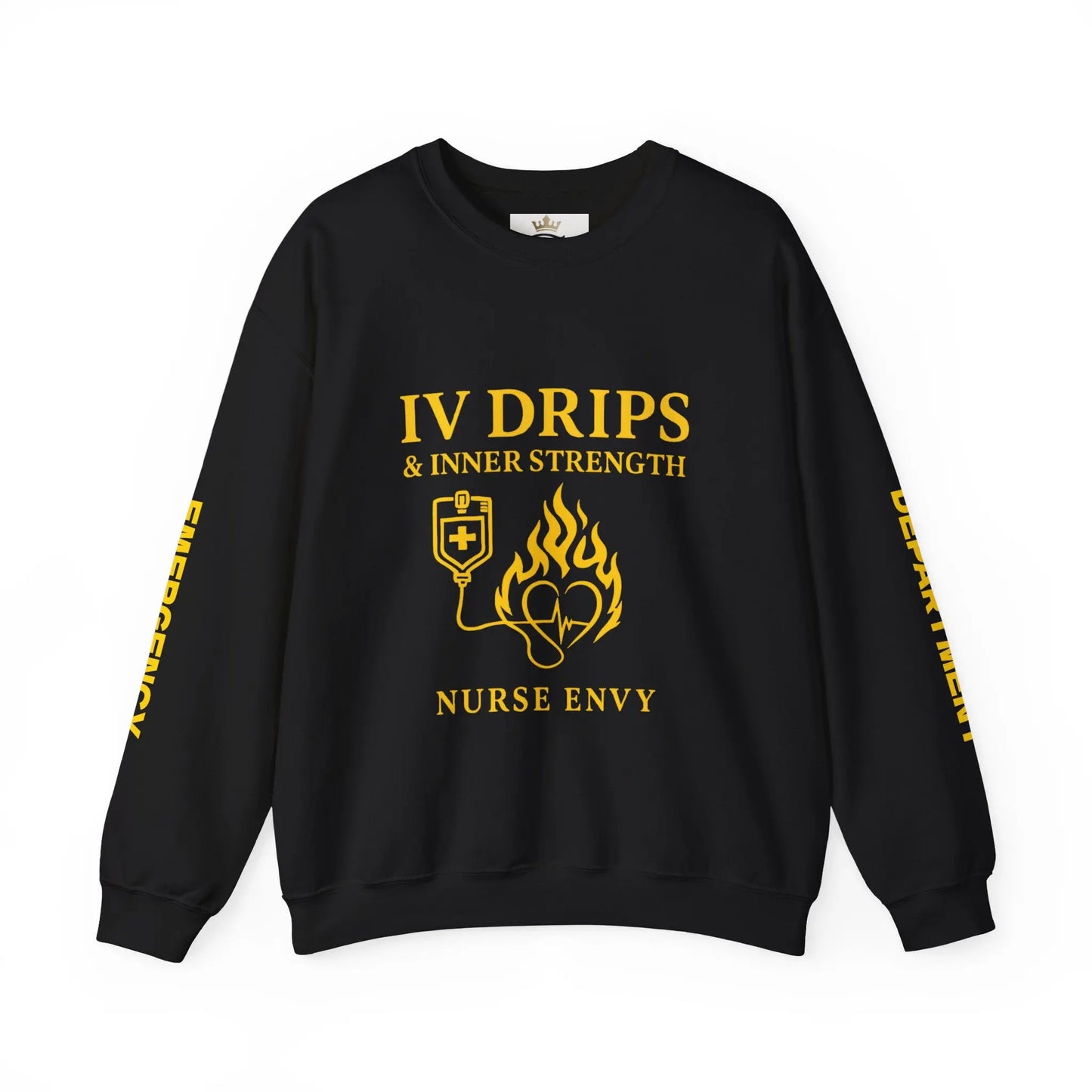 IV Drips & Inner Strength Premium Unisex Nurse Sweatshirt | Couture Envy Printify