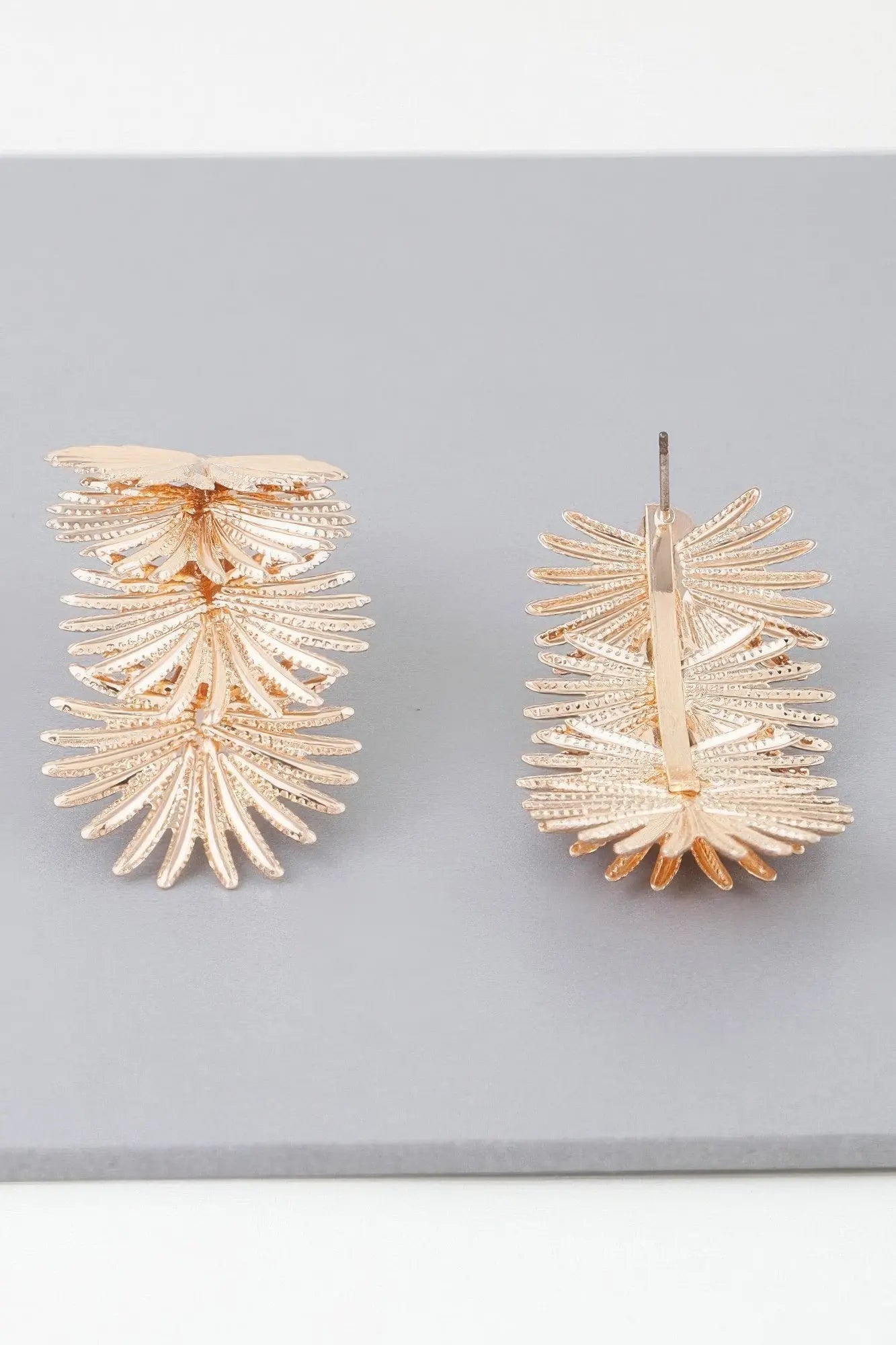 Multi Flare Leaf Drop Earrings - Couture Envy