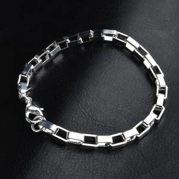 Sterling Silver Linked Bracelet - Couture Envy
