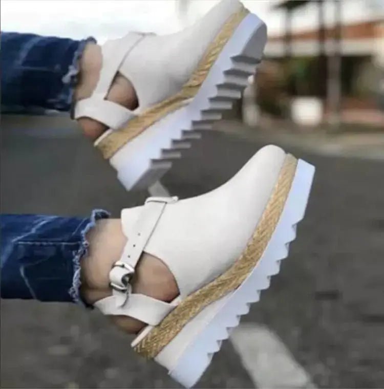 Wedge Heel Platform Women's Shoes - Couture Envy