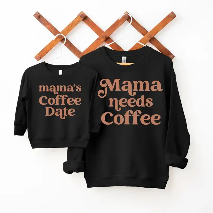 Mama & Coffee Date Sweatshirt Couture Envy
