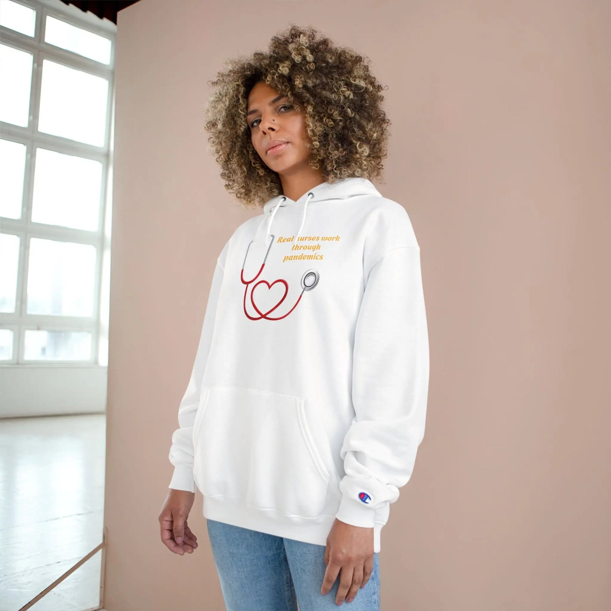 Champion® Nurse Envy Premium Hoodie – Luxury Personalized Nurse Apparel Printify