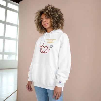 Champion® Nurse Envy Premium Hoodie – Luxury Personalized Nurse Apparel Printify