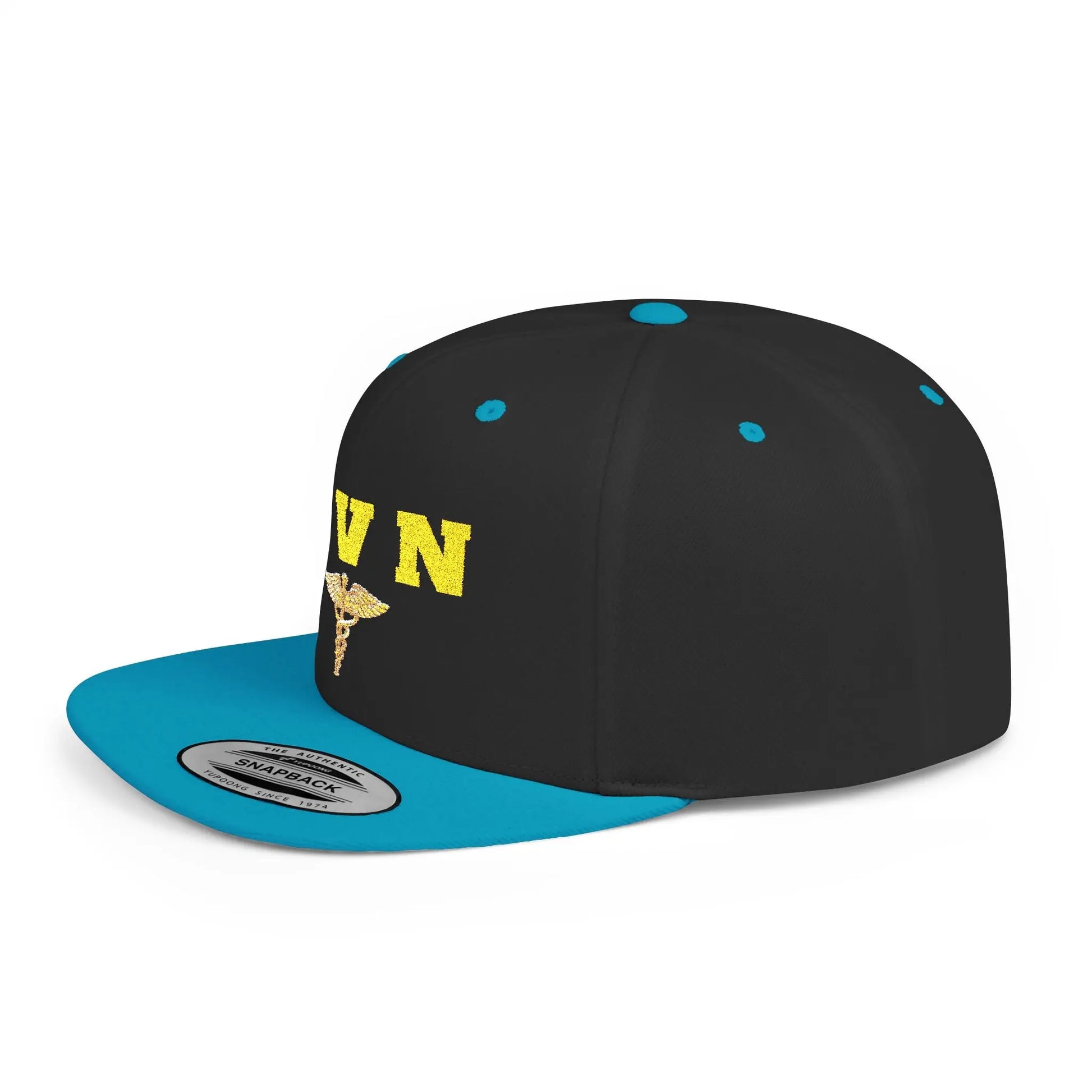LVN Flat Bill Snapback Hat | Couture Envy Printify