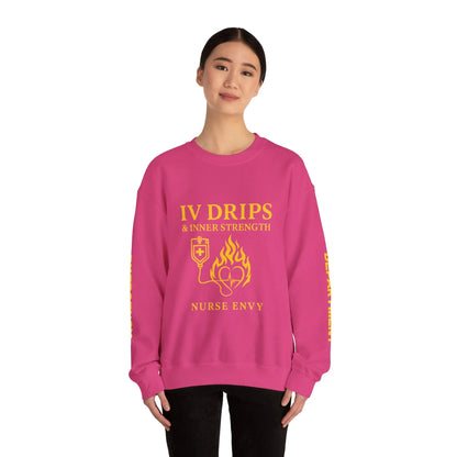 IV Drips & Inner Strength Premium Unisex Nurse Sweatshirt | Couture Envy Printify