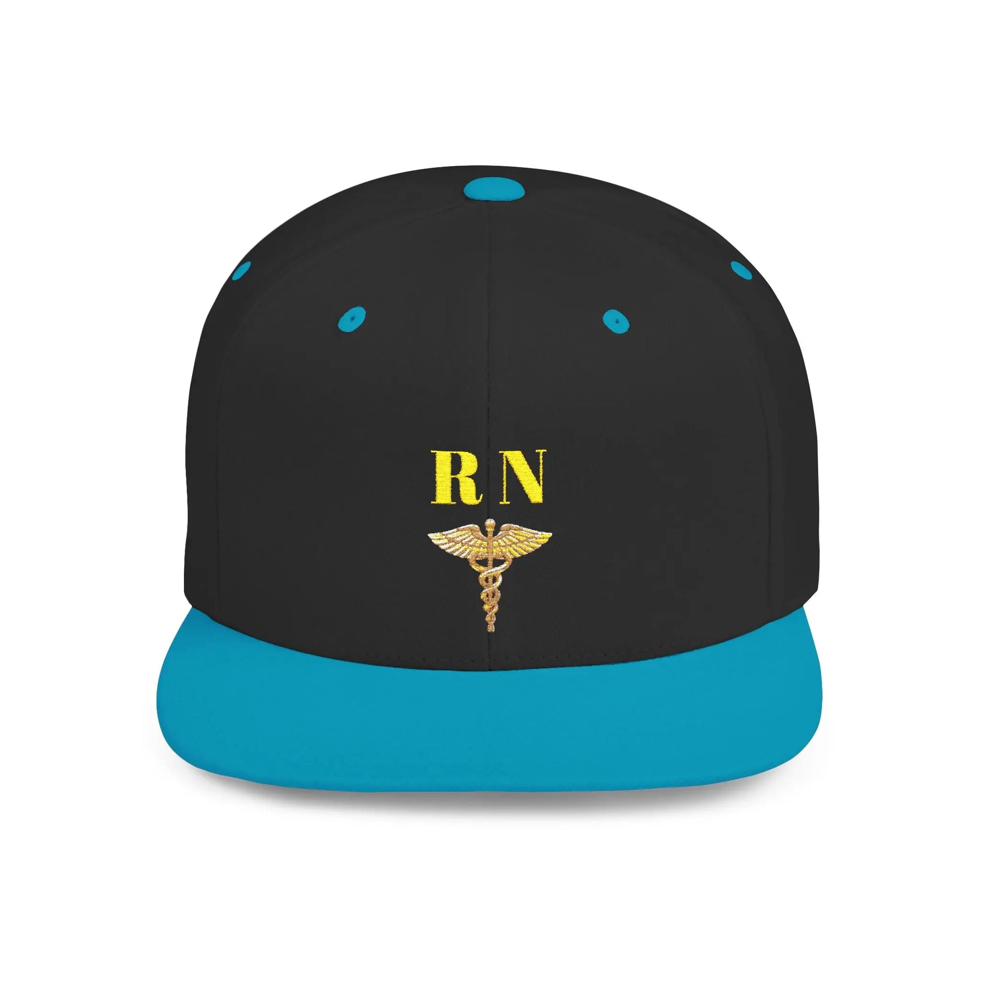 RN Flat Bill Snapback Hat | Couture Envy Printify