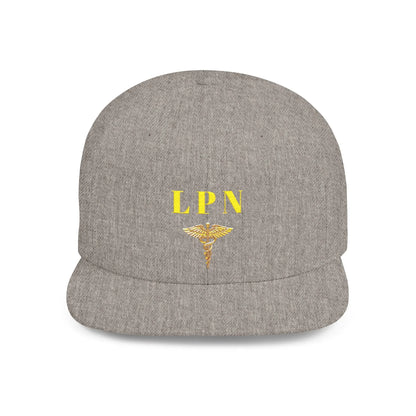 LPN Flat Bill Snapback Hat | Couture Envy Printify