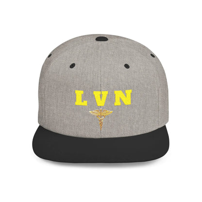 LVN Flat Bill Snapback Hat | Couture Envy Printify