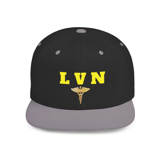 LVN Flat Bill Snapback Hat | Couture Envy Printify