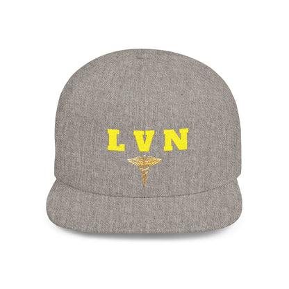 LVN Flat Bill Snapback Hat | Couture Envy Printify