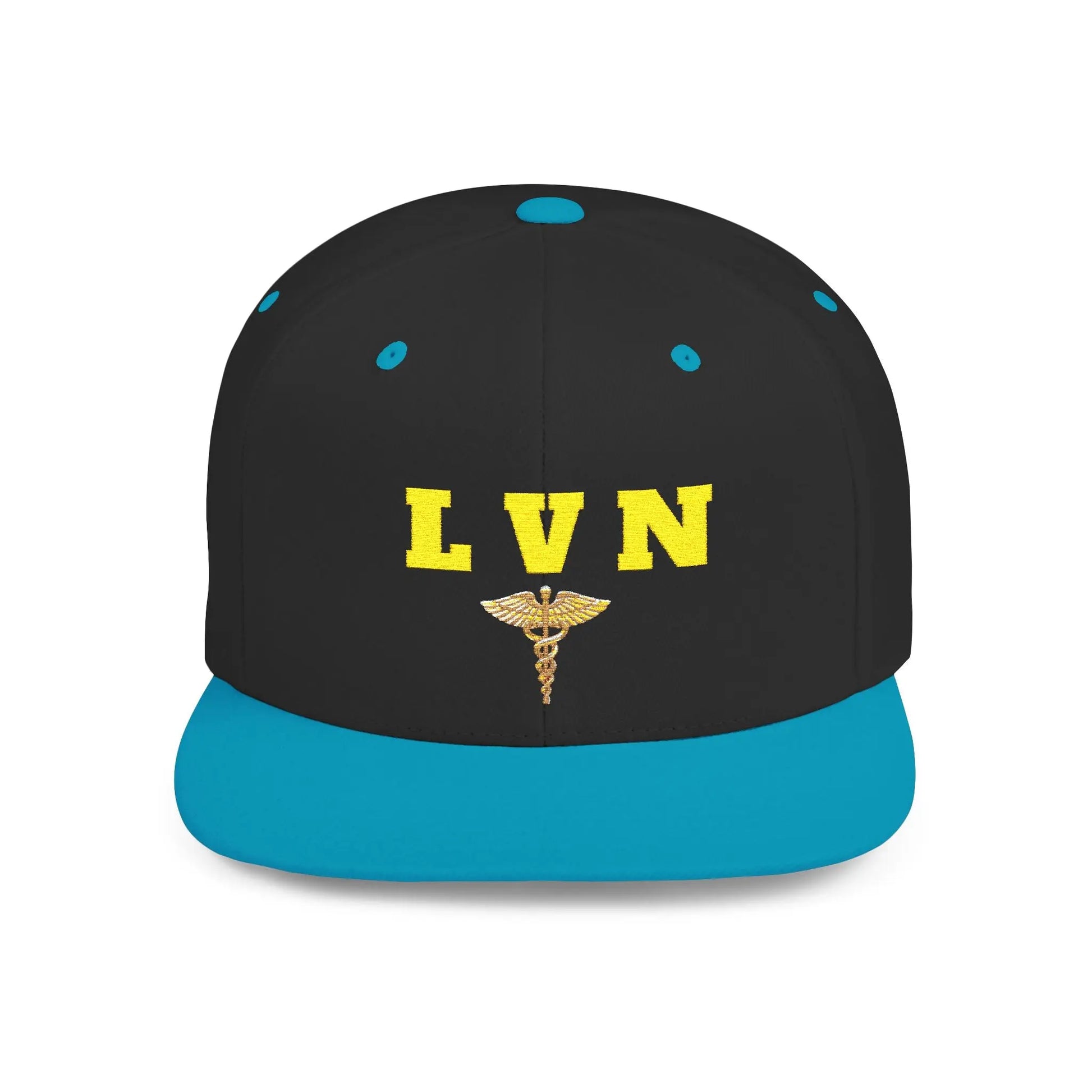 LVN Flat Bill Snapback Hat | Couture Envy Printify