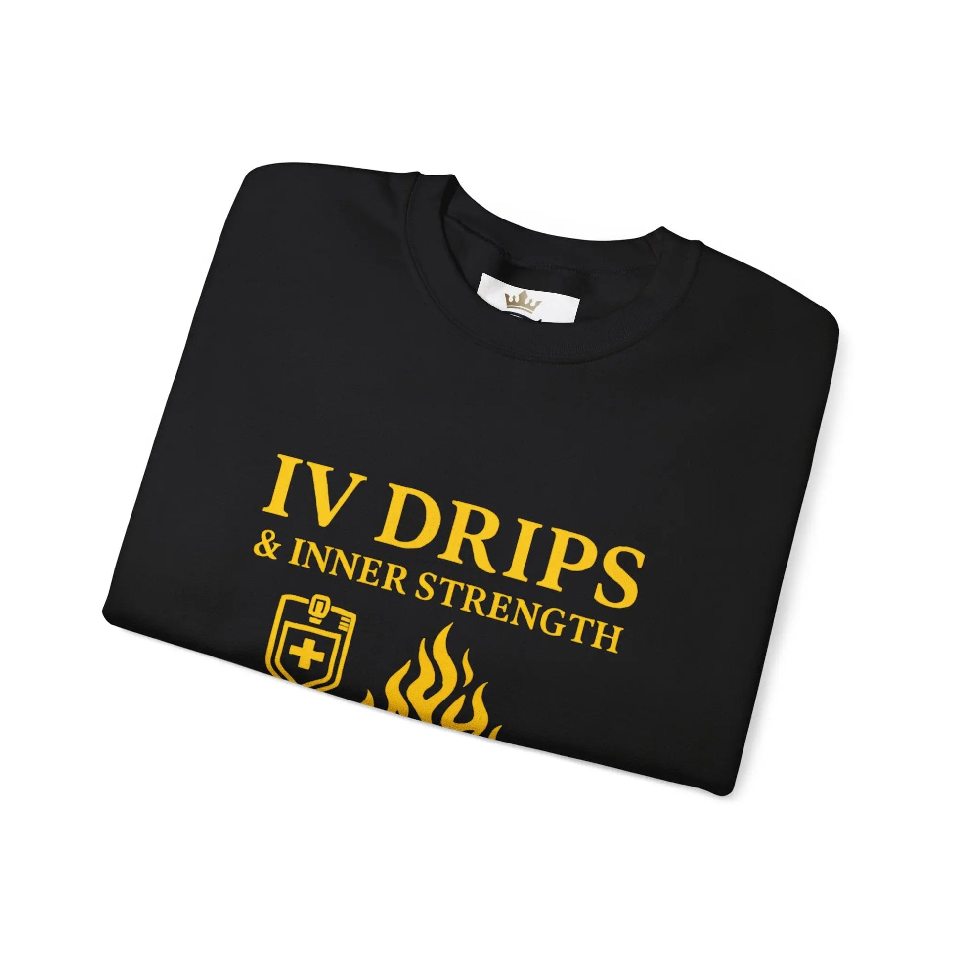 IV Drips & Inner Strength Premium Unisex Nurse Sweatshirt | Couture Envy Printify