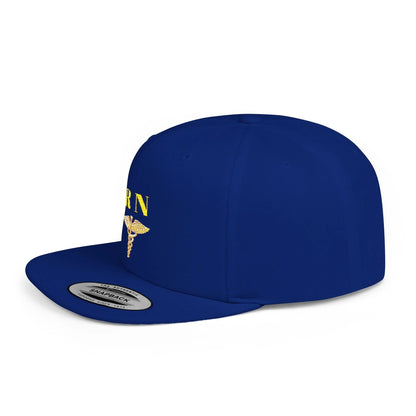 RN Flat Bill Snapback Hat | Couture Envy Printify