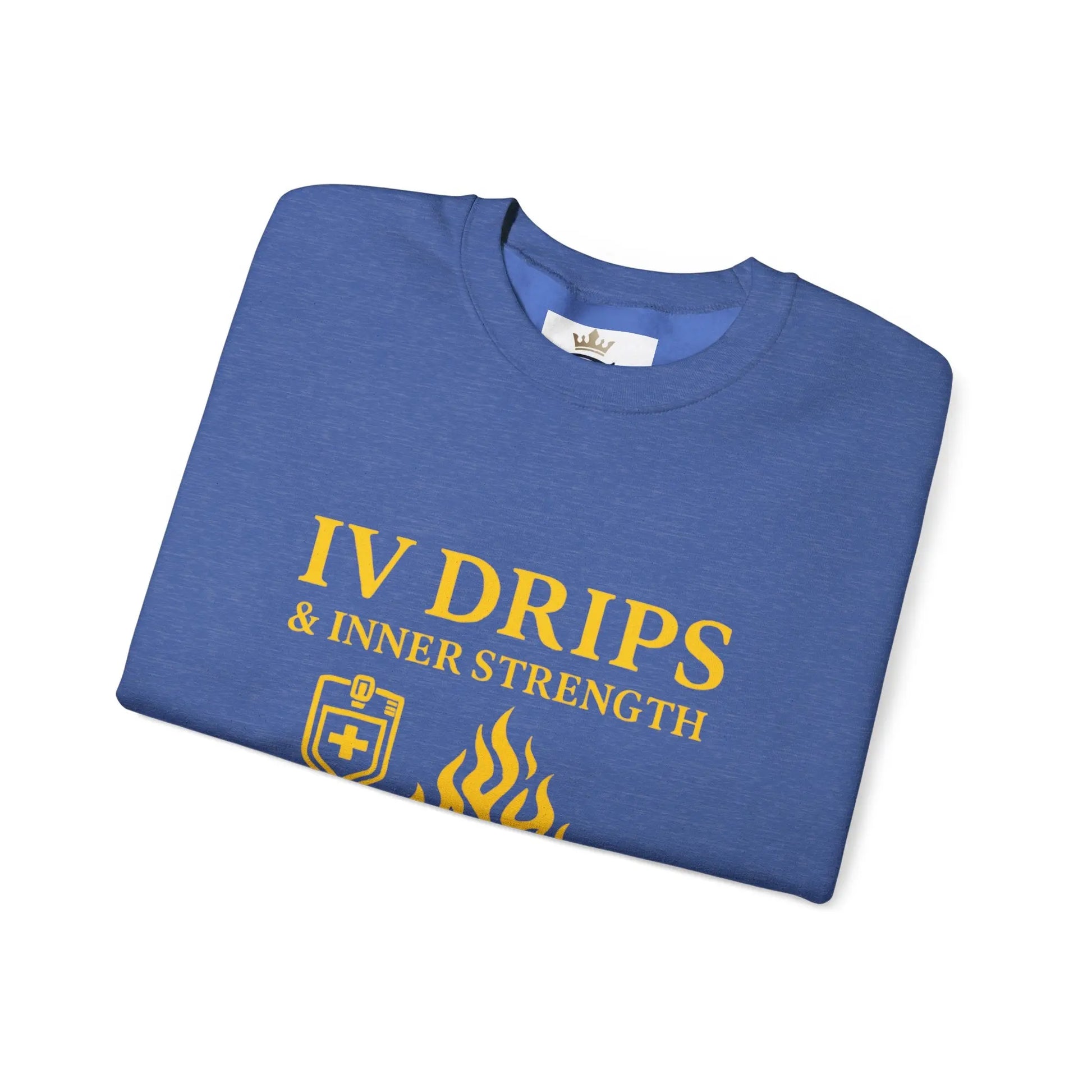 IV Drips & Inner Strength Premium Unisex Nurse Sweatshirt | Couture Envy Printify