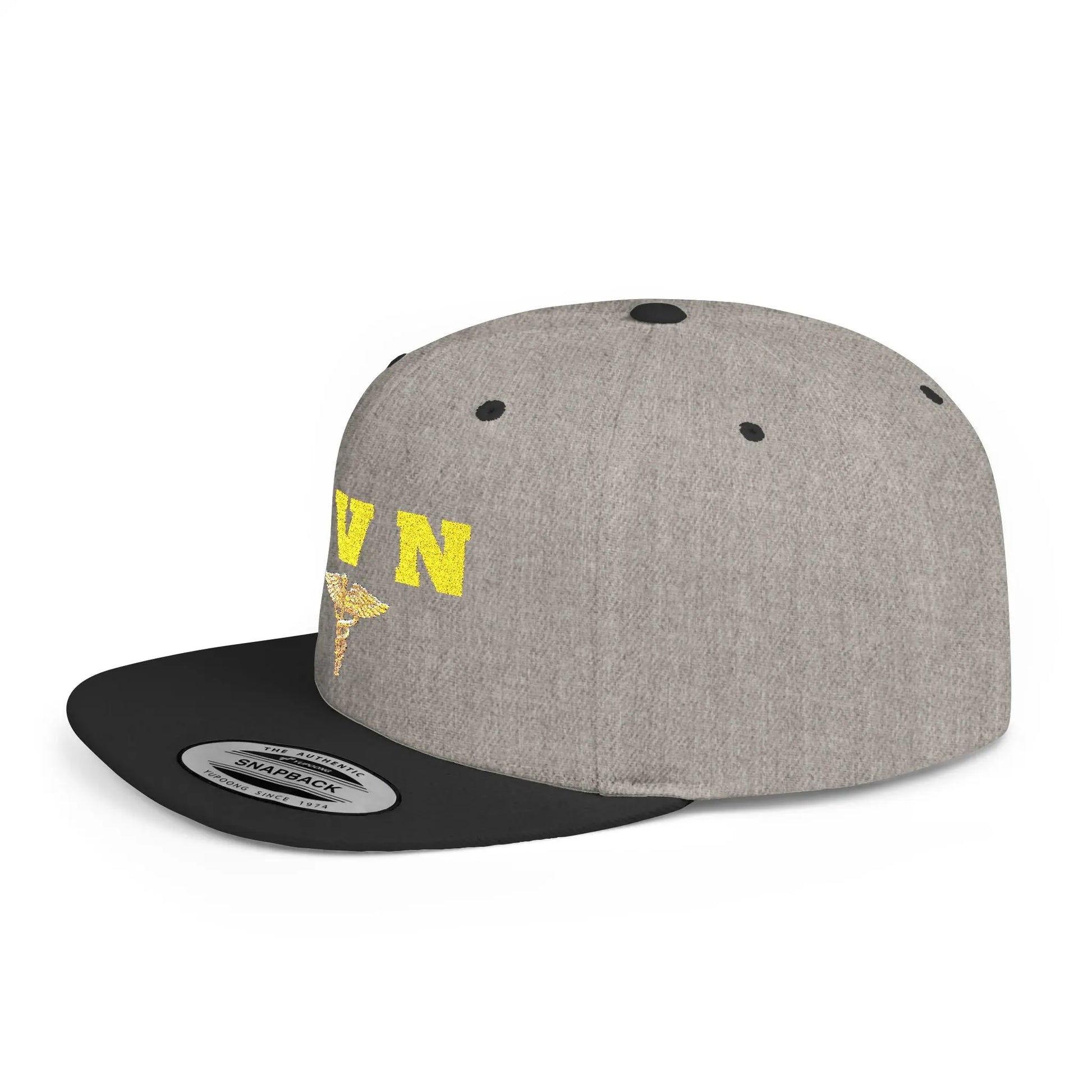 LVN Flat Bill Snapback Hat | Couture Envy Printify