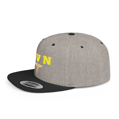 LVN Flat Bill Snapback Hat | Couture Envy Printify