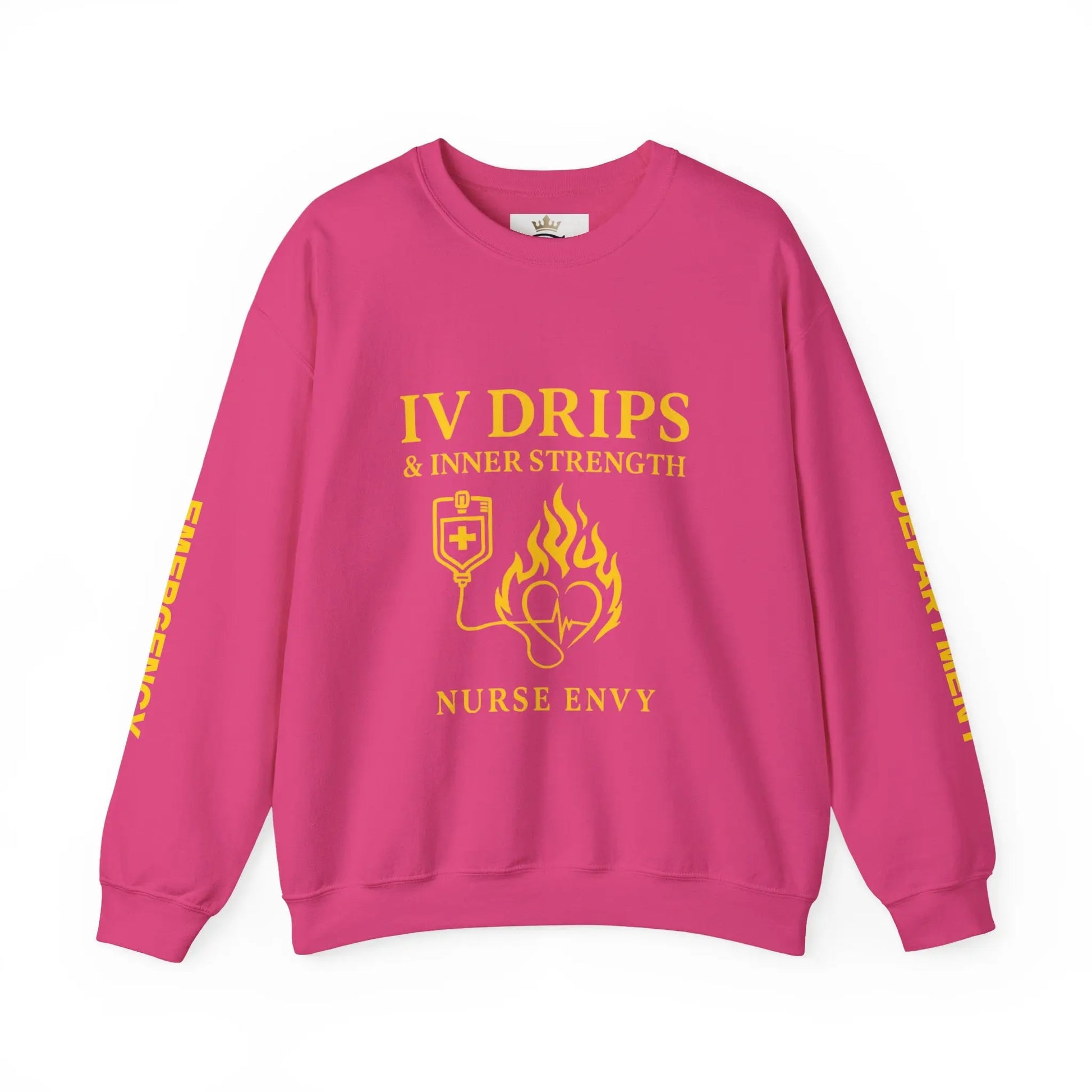 IV Drips & Inner Strength Premium Unisex Nurse Sweatshirt | Couture Envy Printify