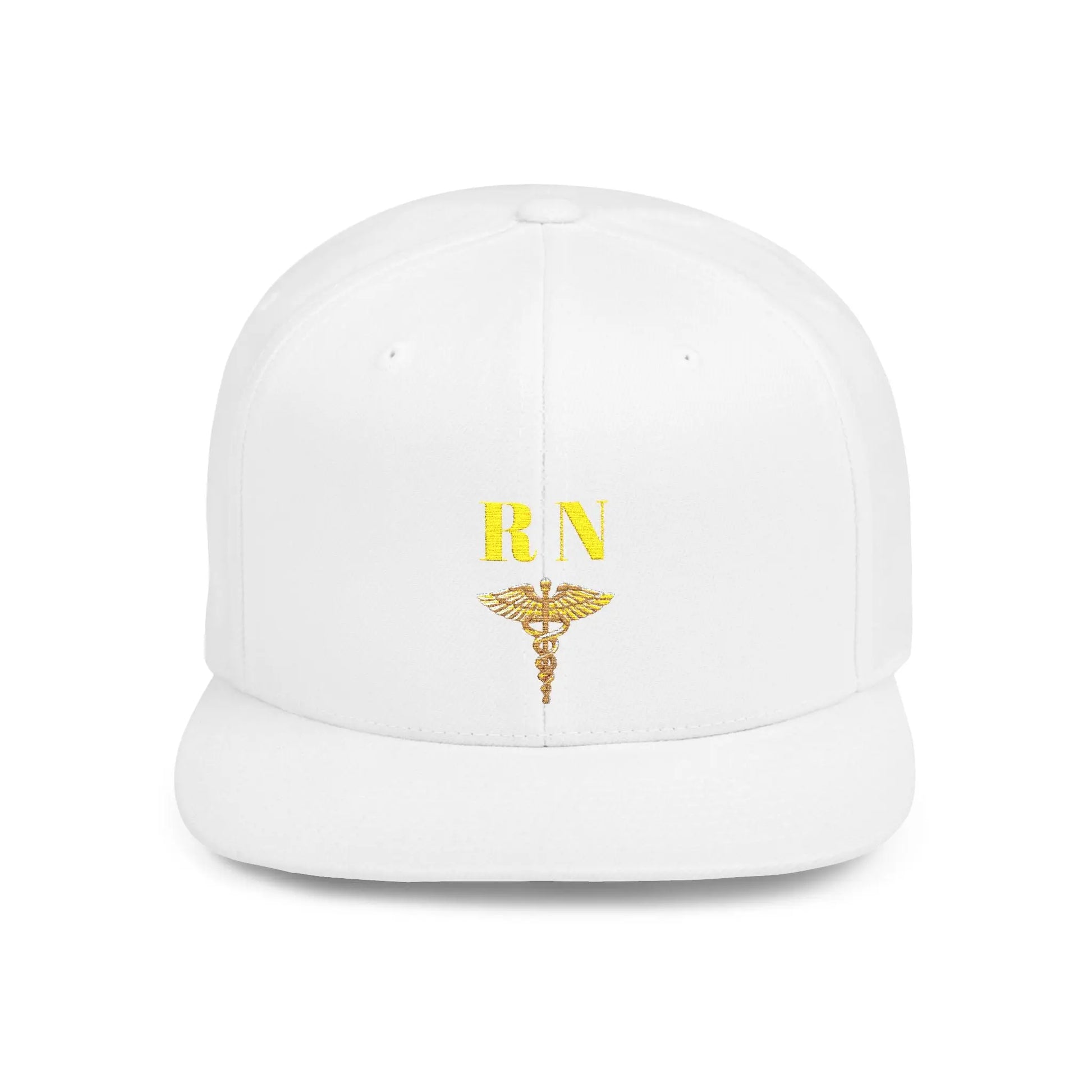RN Flat Bill Snapback Hat | Couture Envy Printify