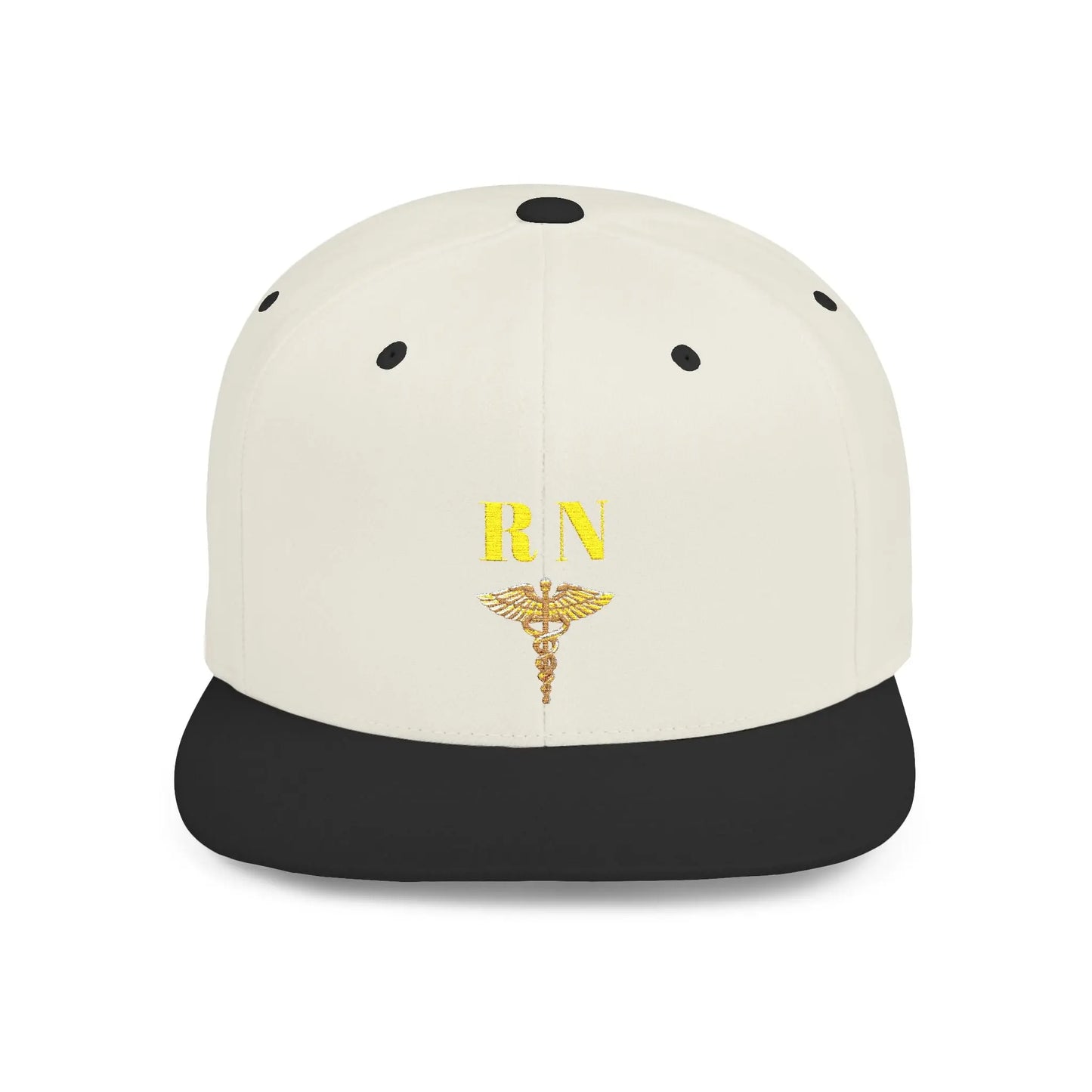 RN Flat Bill Snapback Hat | Couture Envy Printify