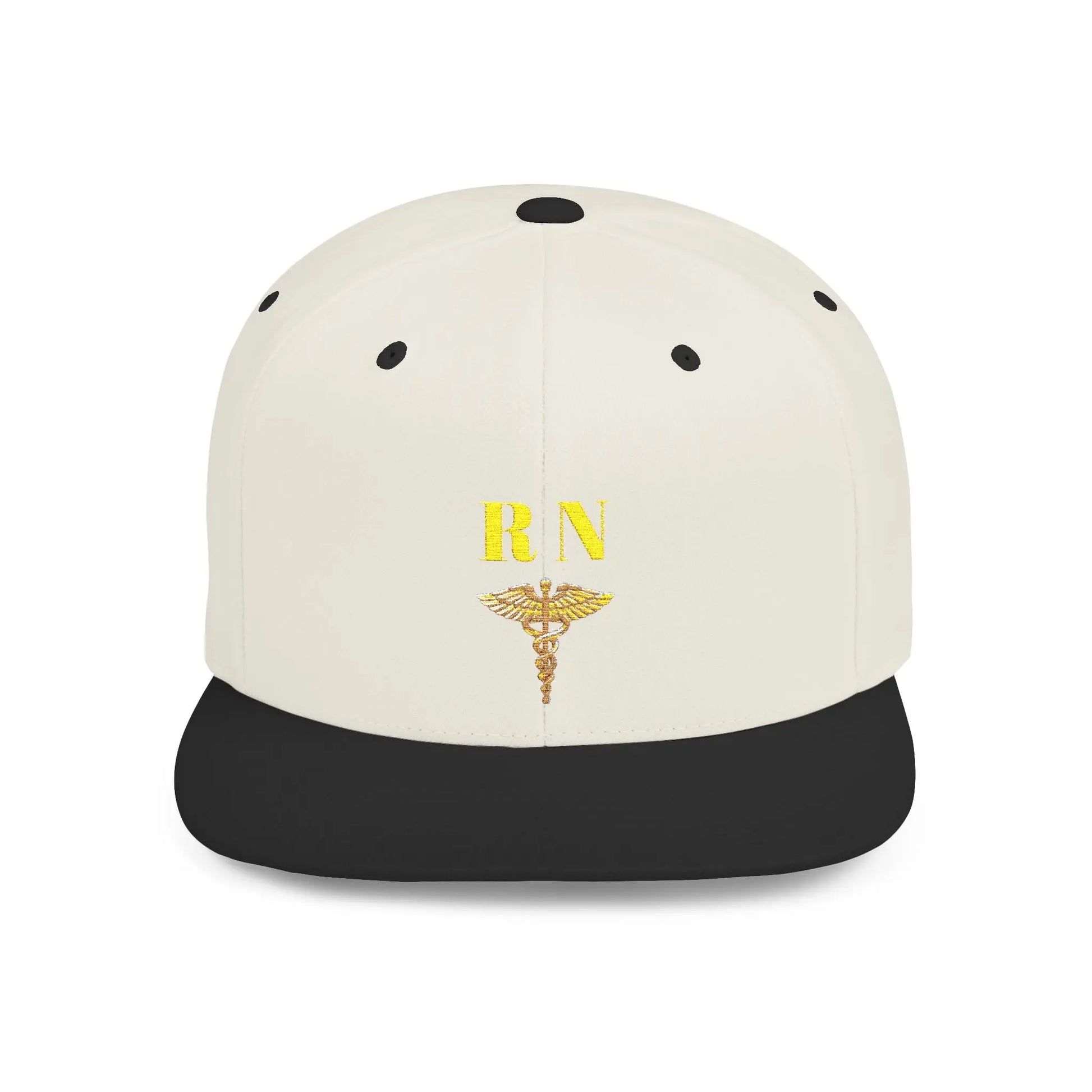 RN Flat Bill Snapback Hat | Couture Envy Printify
