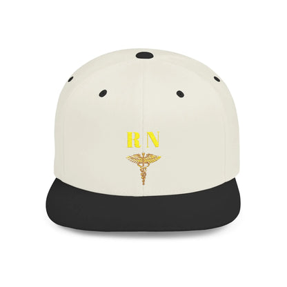 RN Flat Bill Snapback Hat | Couture Envy Printify