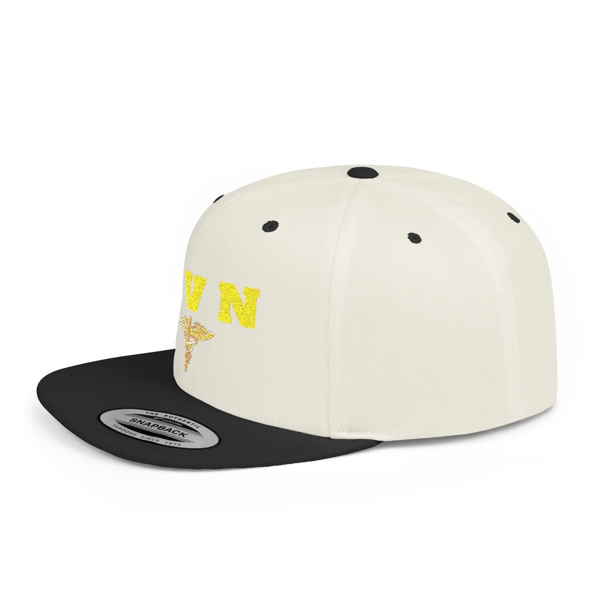 LVN Flat Bill Snapback Hat | Couture Envy Printify