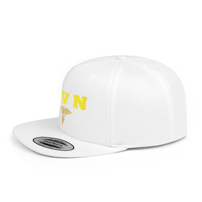 LVN Flat Bill Snapback Hat | Couture Envy Printify