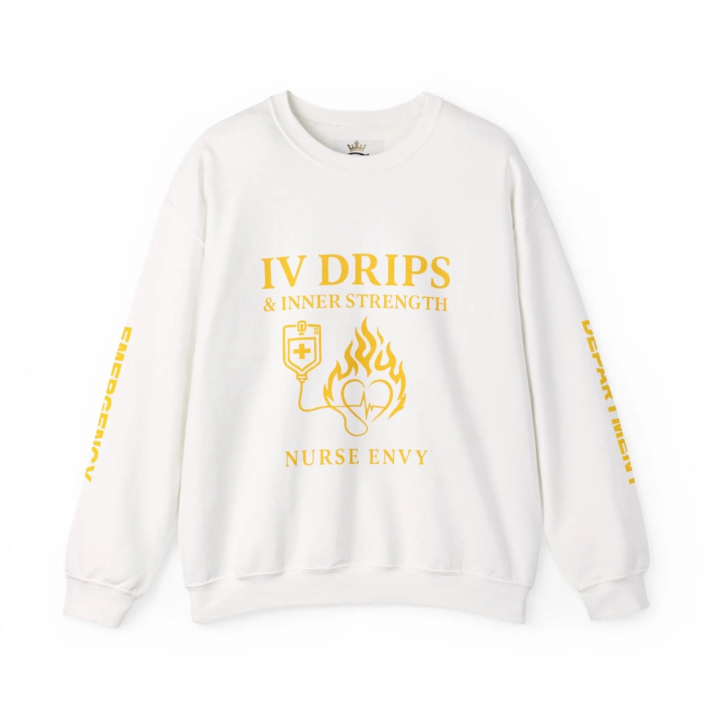 IV Drips & Inner Strength Premium Unisex Nurse Sweatshirt | Couture Envy Printify