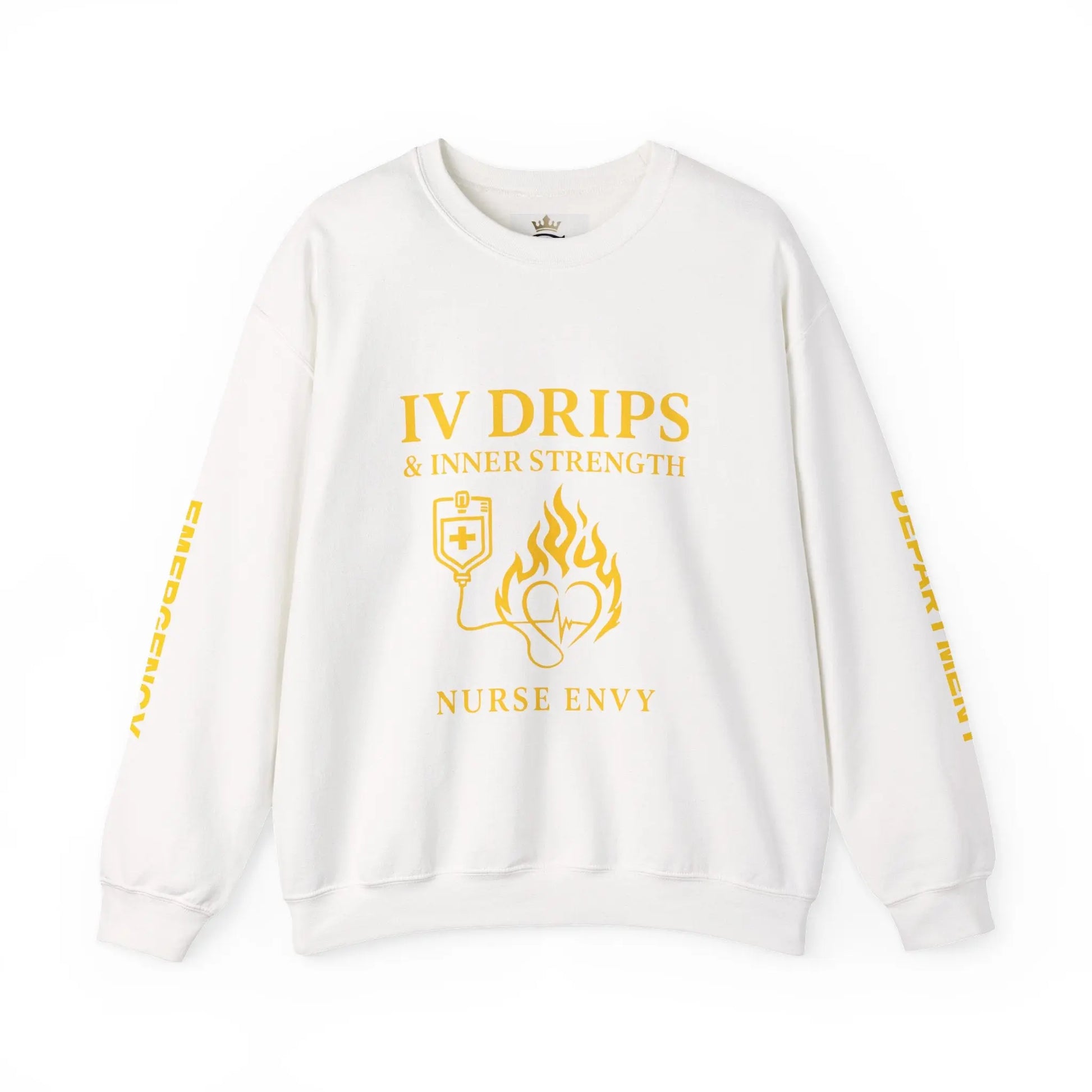 IV Drips & Inner Strength Premium Unisex Nurse Sweatshirt | Couture Envy Printify