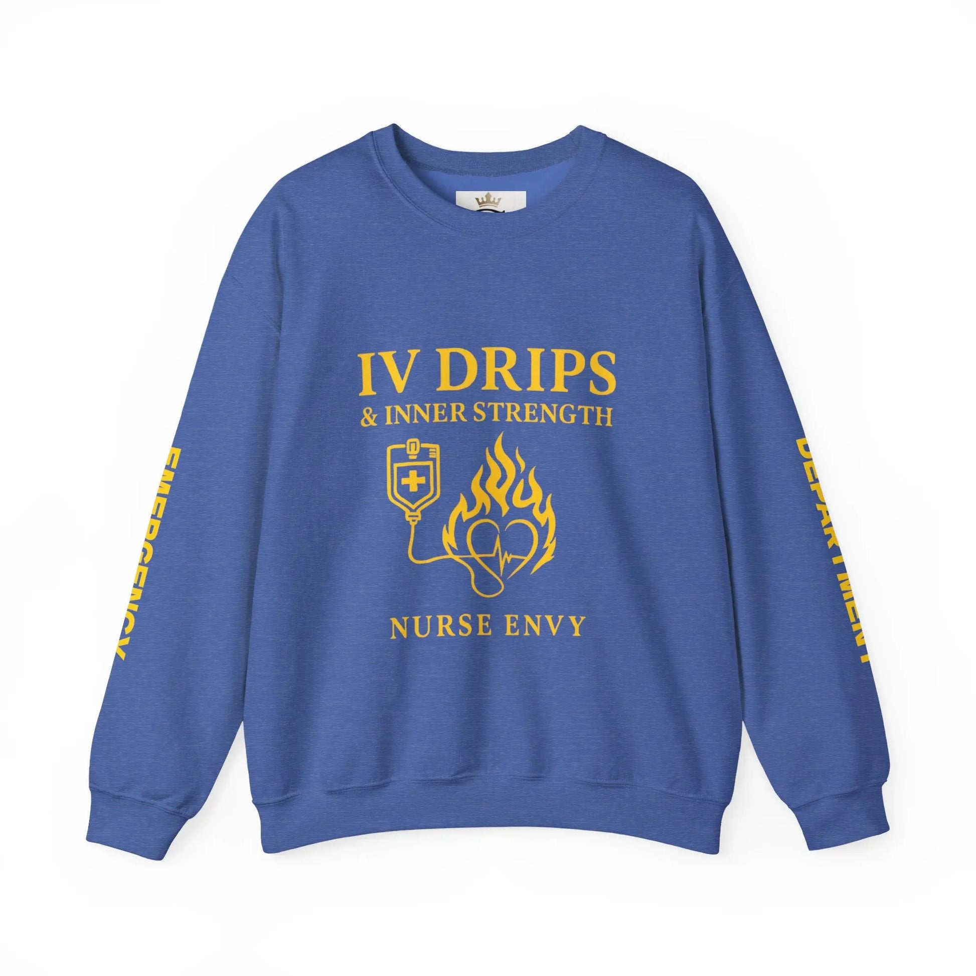 IV Drips & Inner Strength Premium Unisex Nurse Sweatshirt | Couture Envy Printify