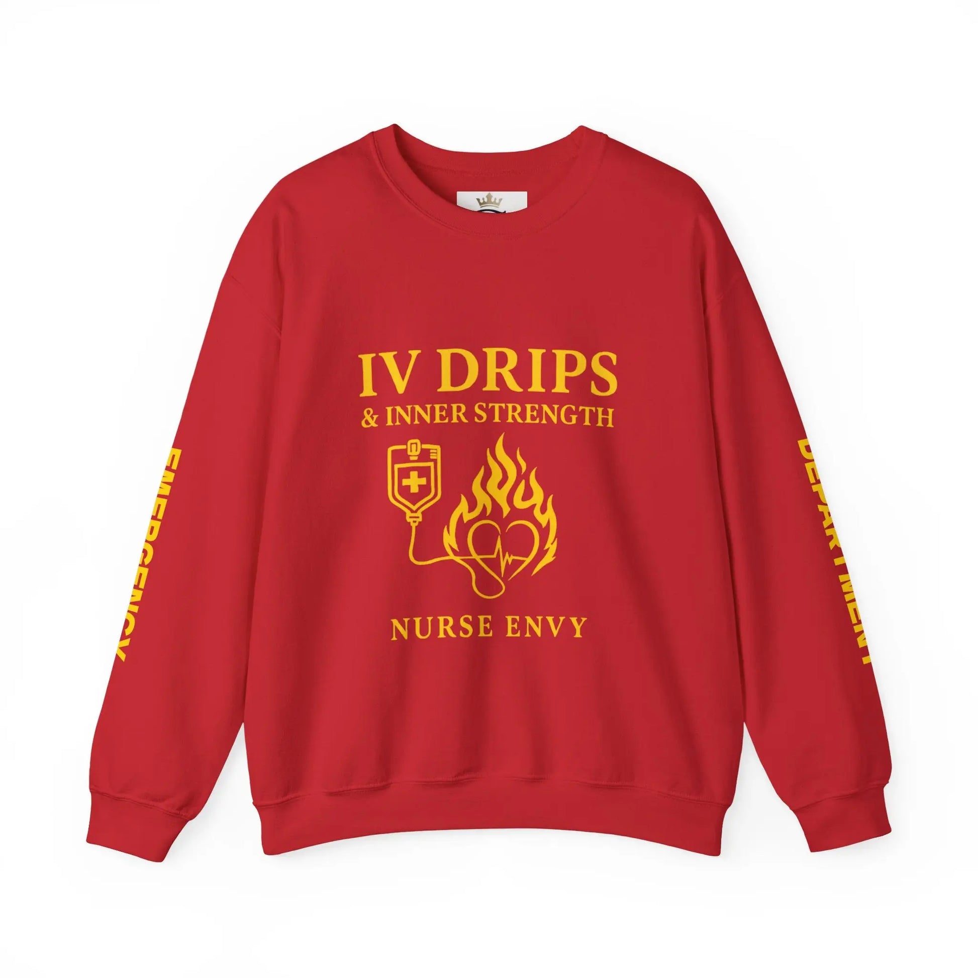 IV Drips & Inner Strength Premium Unisex Nurse Sweatshirt | Couture Envy Printify