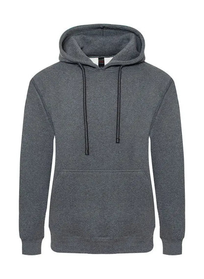 Heavyweight pullover hoodie in charcoal grey