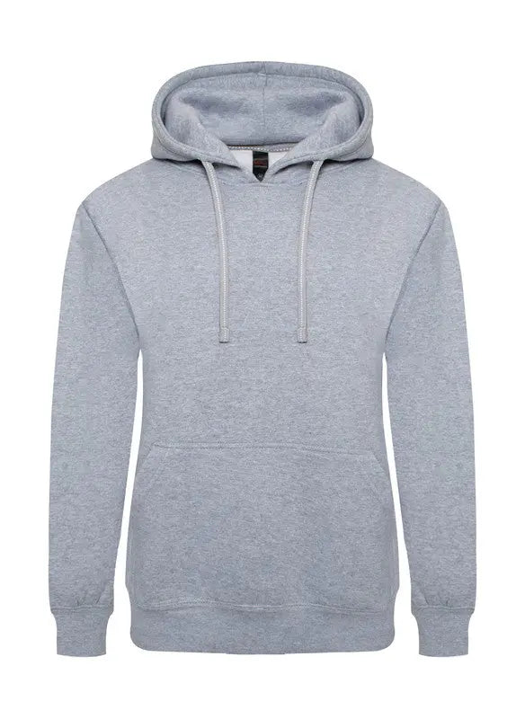 Heavyweight fleece hoodie with kangaroo pocket detail
