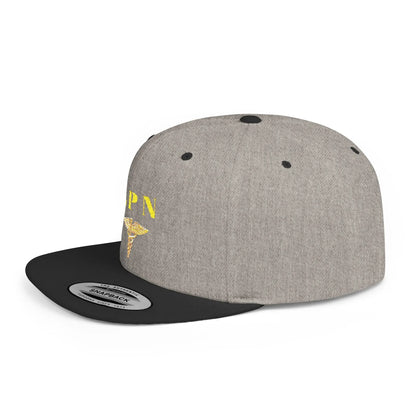 LPN Flat Bill Snapback Hat | Couture Envy Printify