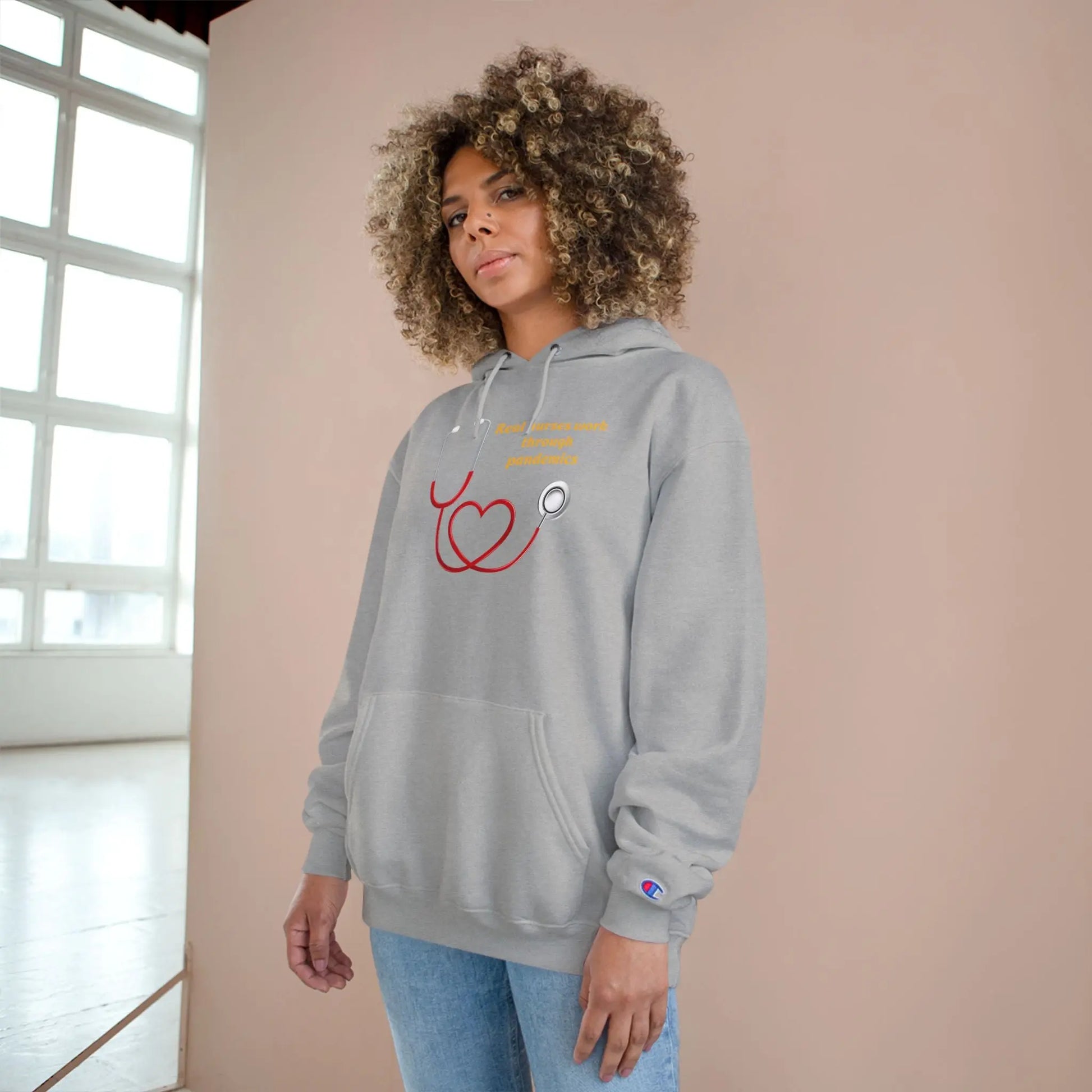 Champion® Nurse Envy Premium Hoodie – Luxury Personalized Nurse Apparel Printify