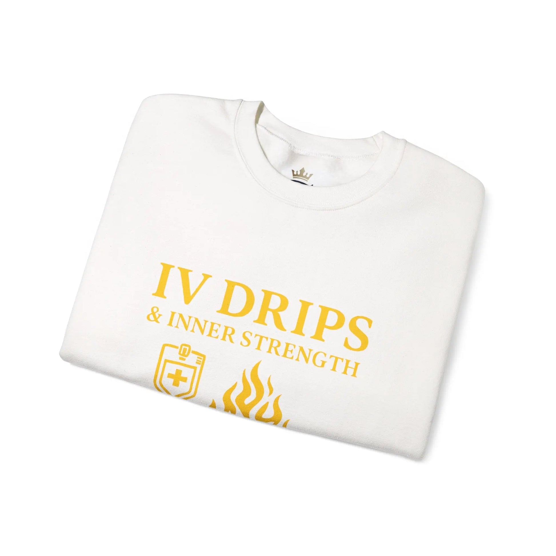 IV Drips & Inner Strength Premium Unisex Nurse Sweatshirt | Couture Envy Printify