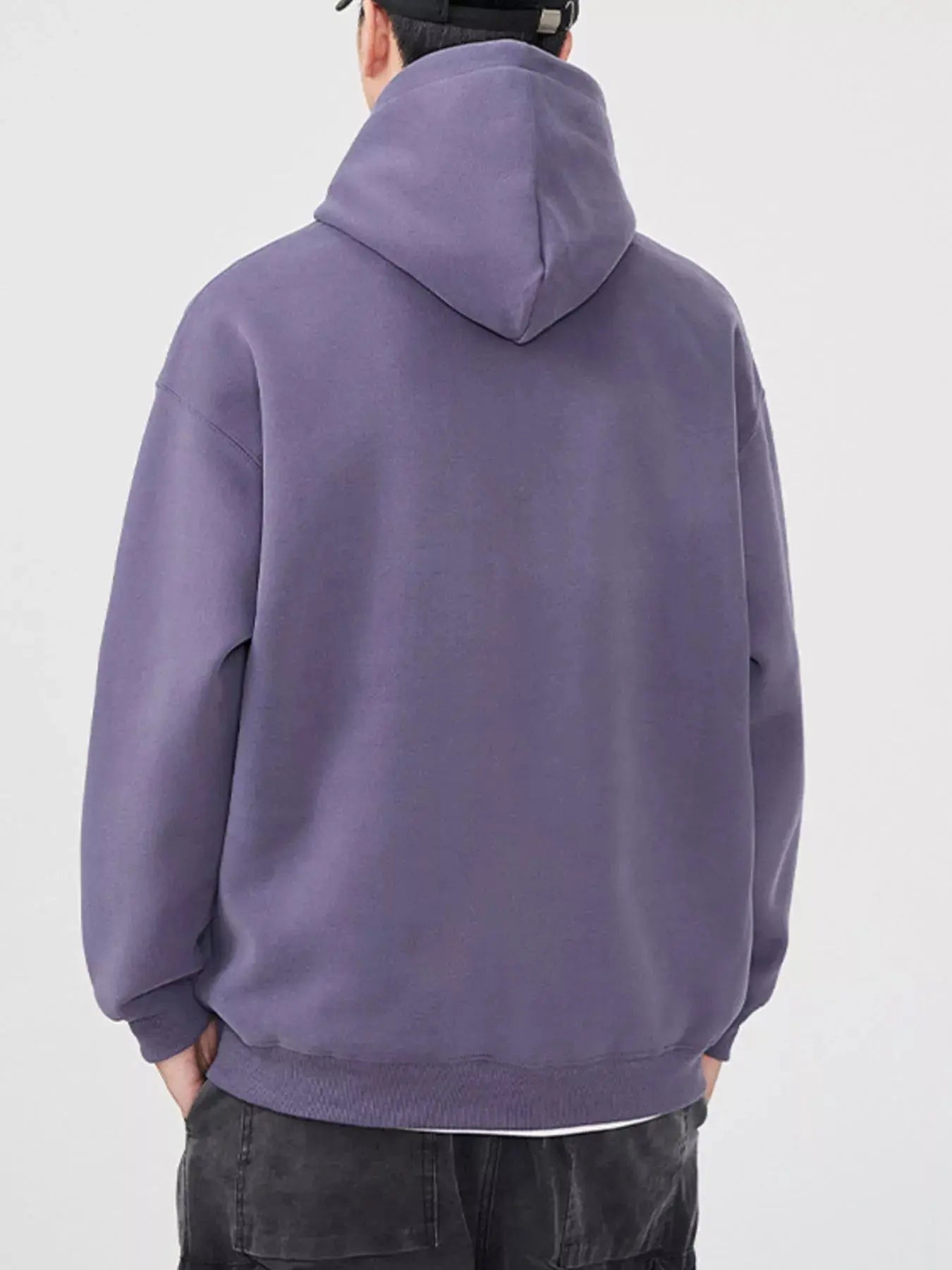 Men's Plus Size Drop Shoulder Kangaroo Pocket Hoodie – Hoodies | Couture Envy