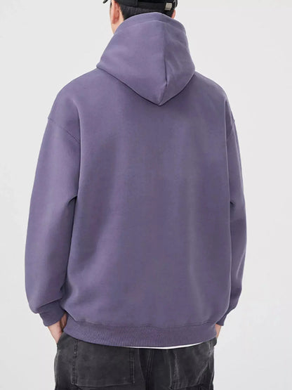 Men's Plus Size Drop Shoulder Kangaroo Pocket Hoodie – Hoodies | Couture Envy
