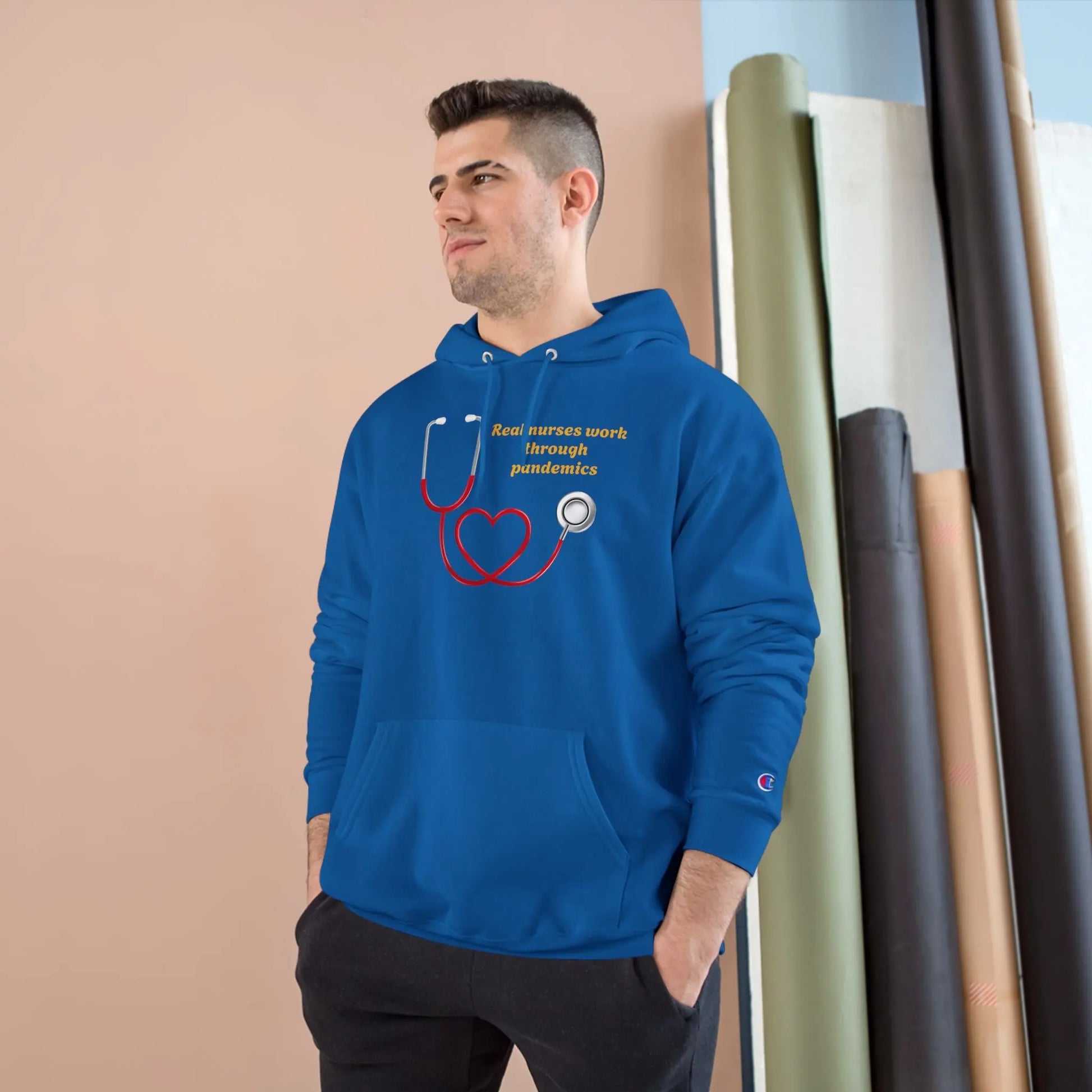 Champion® Nurse Envy Premium Hoodie – Luxury Personalized Nurse Apparel Printify