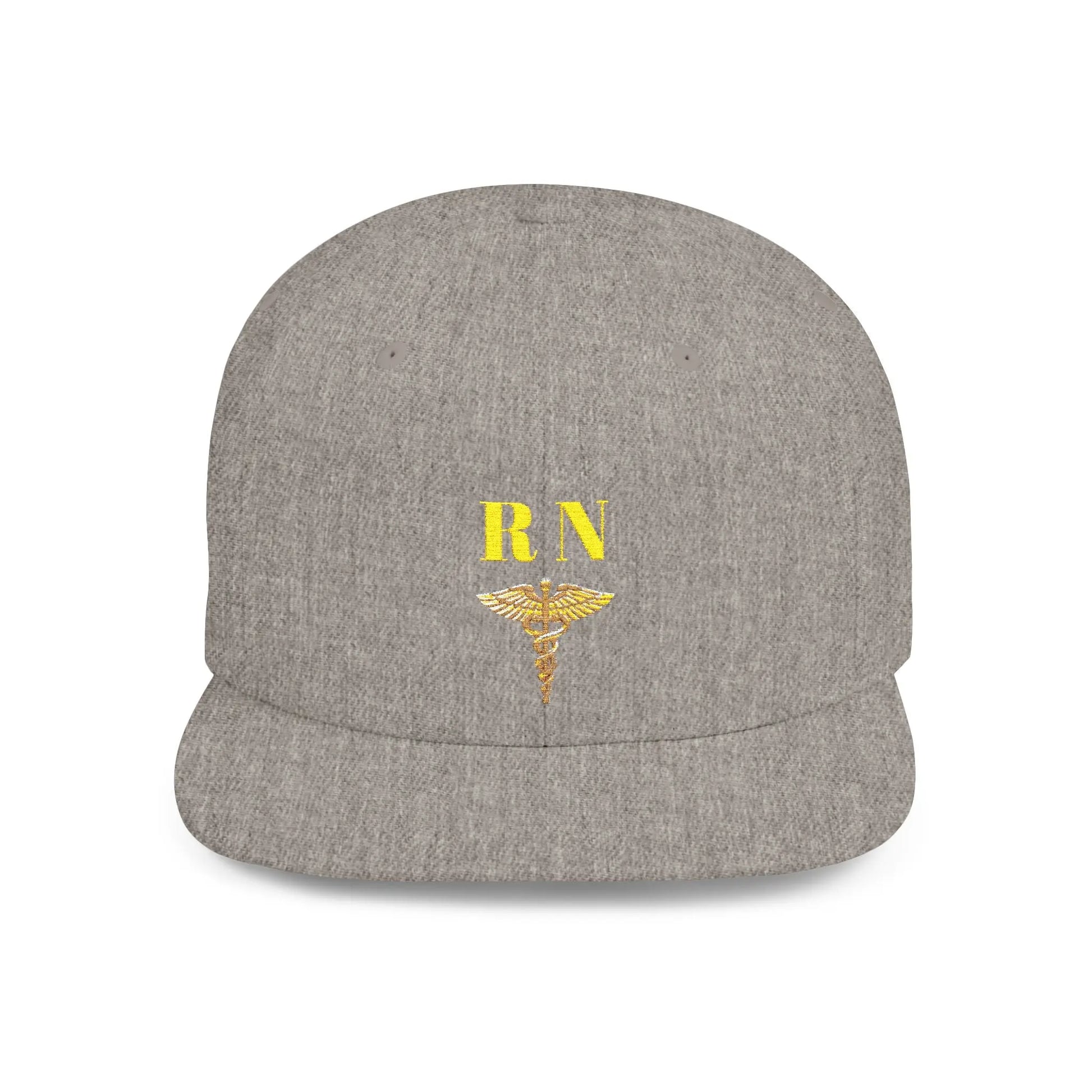 RN Flat Bill Snapback Hat | Couture Envy Printify