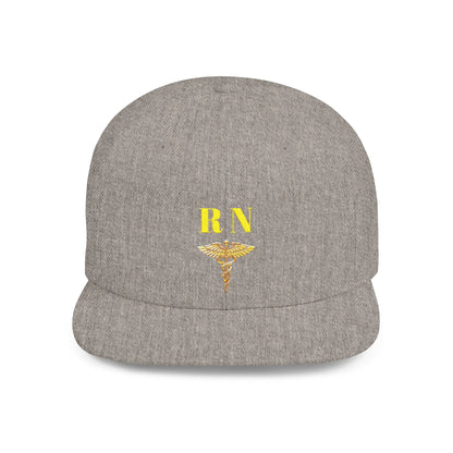 RN Flat Bill Snapback Hat | Couture Envy Printify