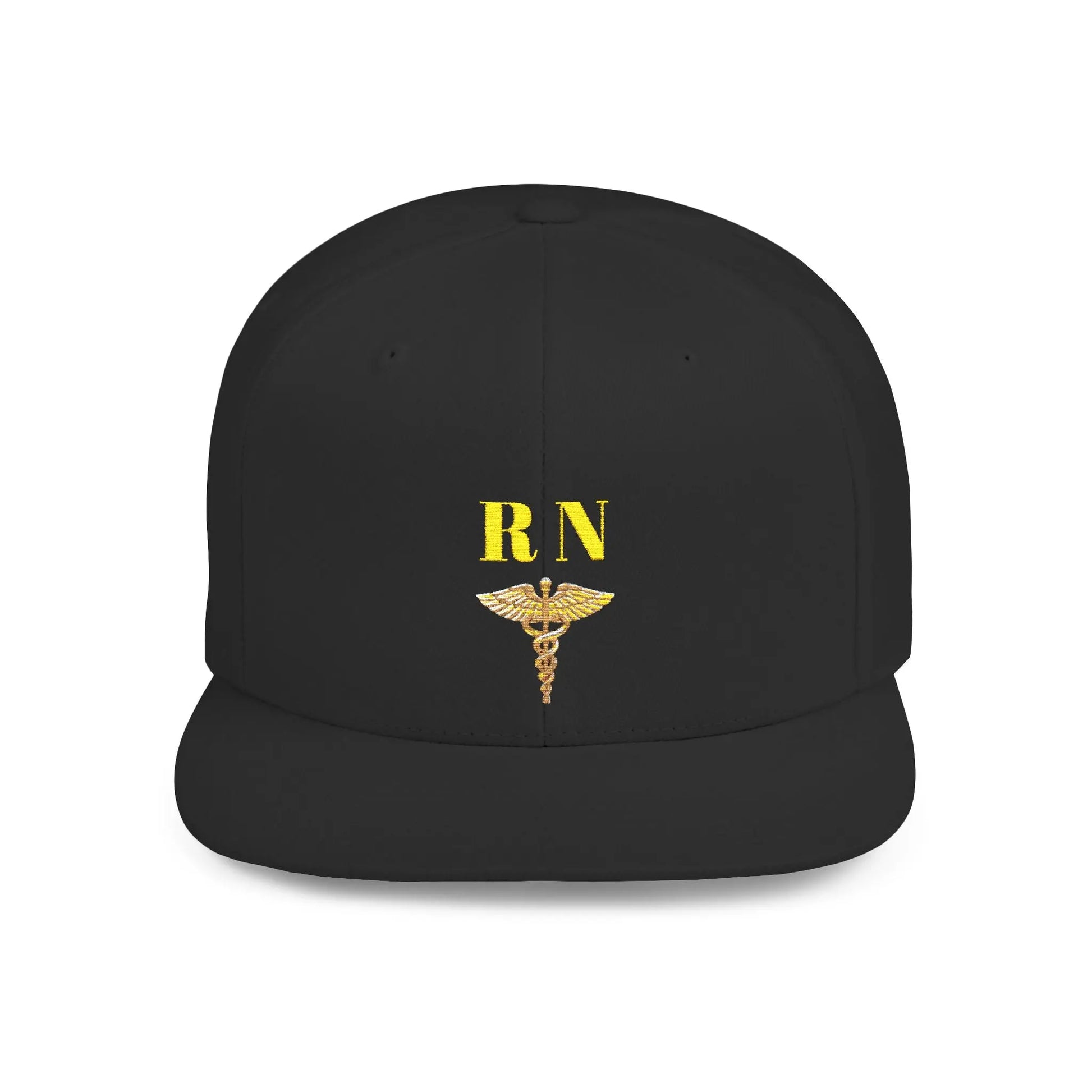 RN Flat Bill Snapback Hat | Couture Envy Printify