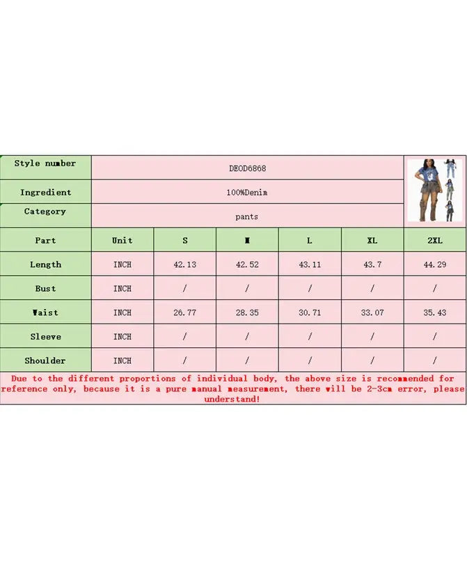 Patchwork Cargo Accordion Jeans