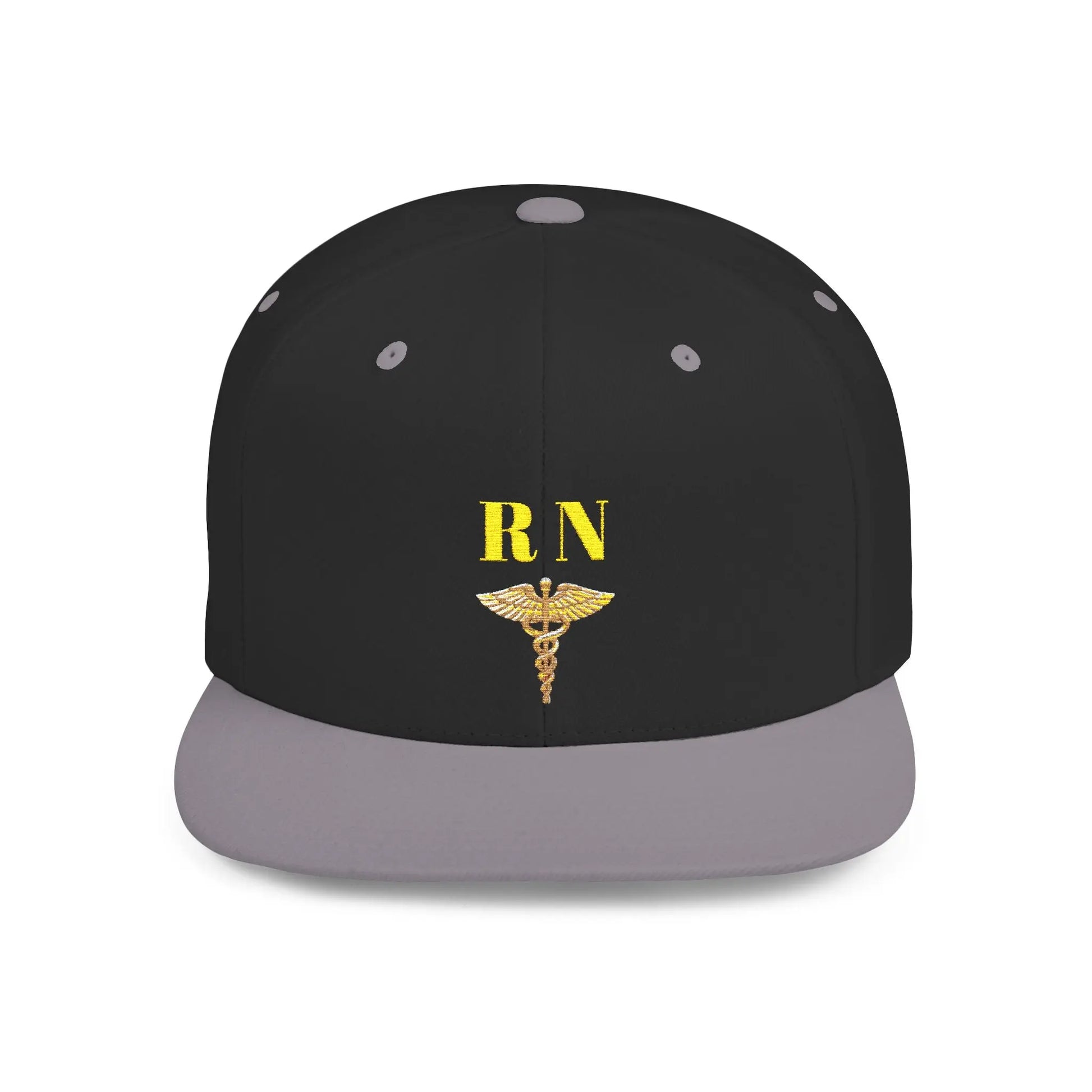 RN Flat Bill Snapback Hat | Couture Envy Printify