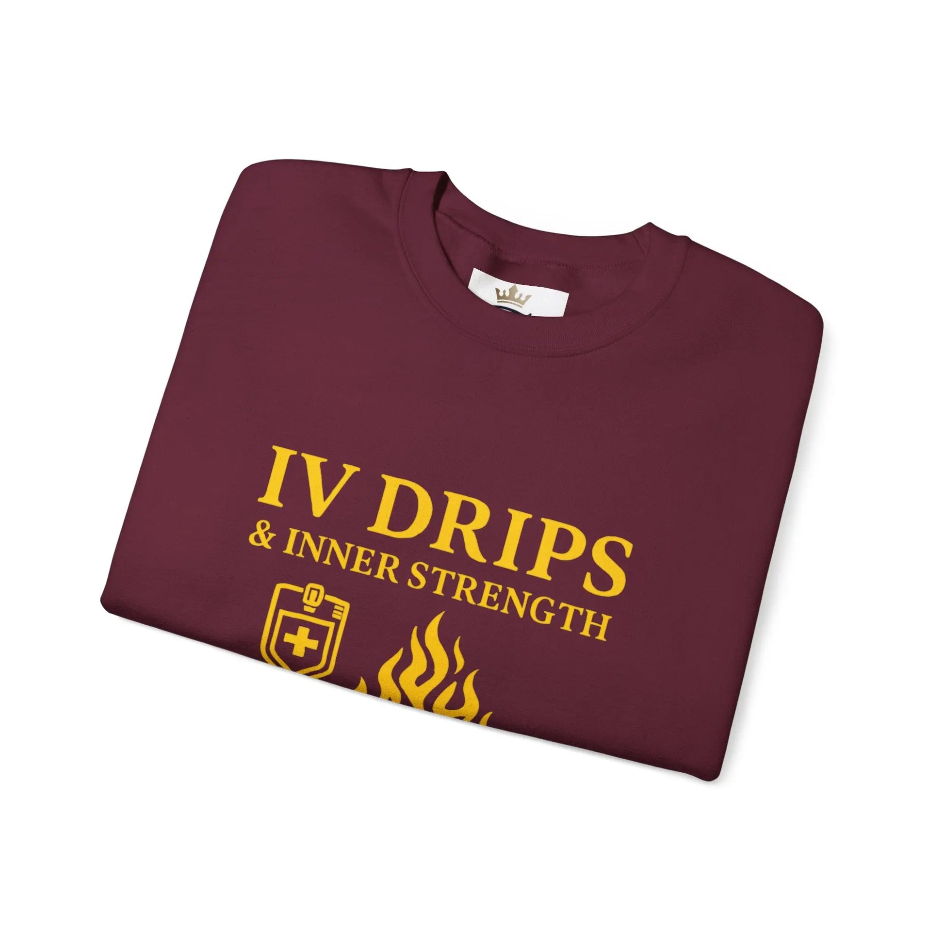 IV Drips & Inner Strength Premium Unisex Nurse Sweatshirt | Couture Envy Printify